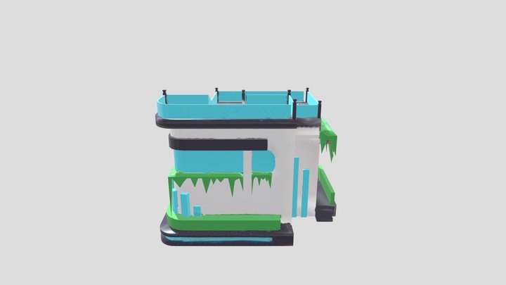 Building A Game World - Main Building 3D Model