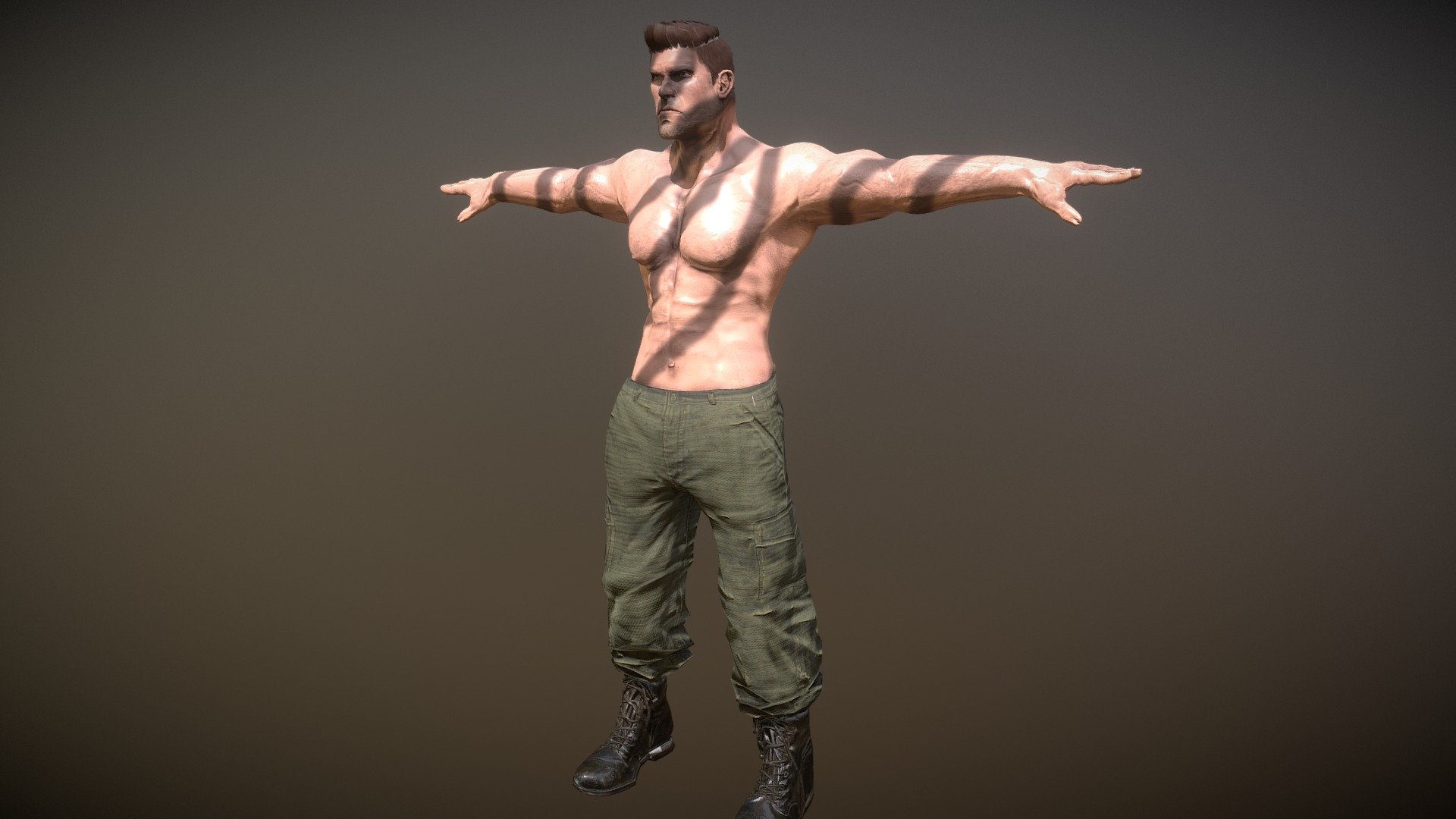80's Commando - 3D model by Zeus (@ZeusAlmighty) [441bebc] - Sketchfab