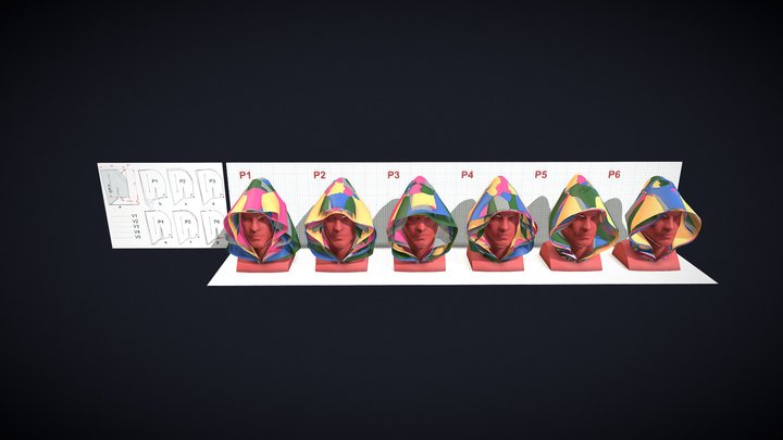 3D hood: Material 35 – Kostenloses 3D-Modell STL