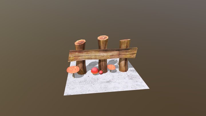 木柵+香菇 3D Model