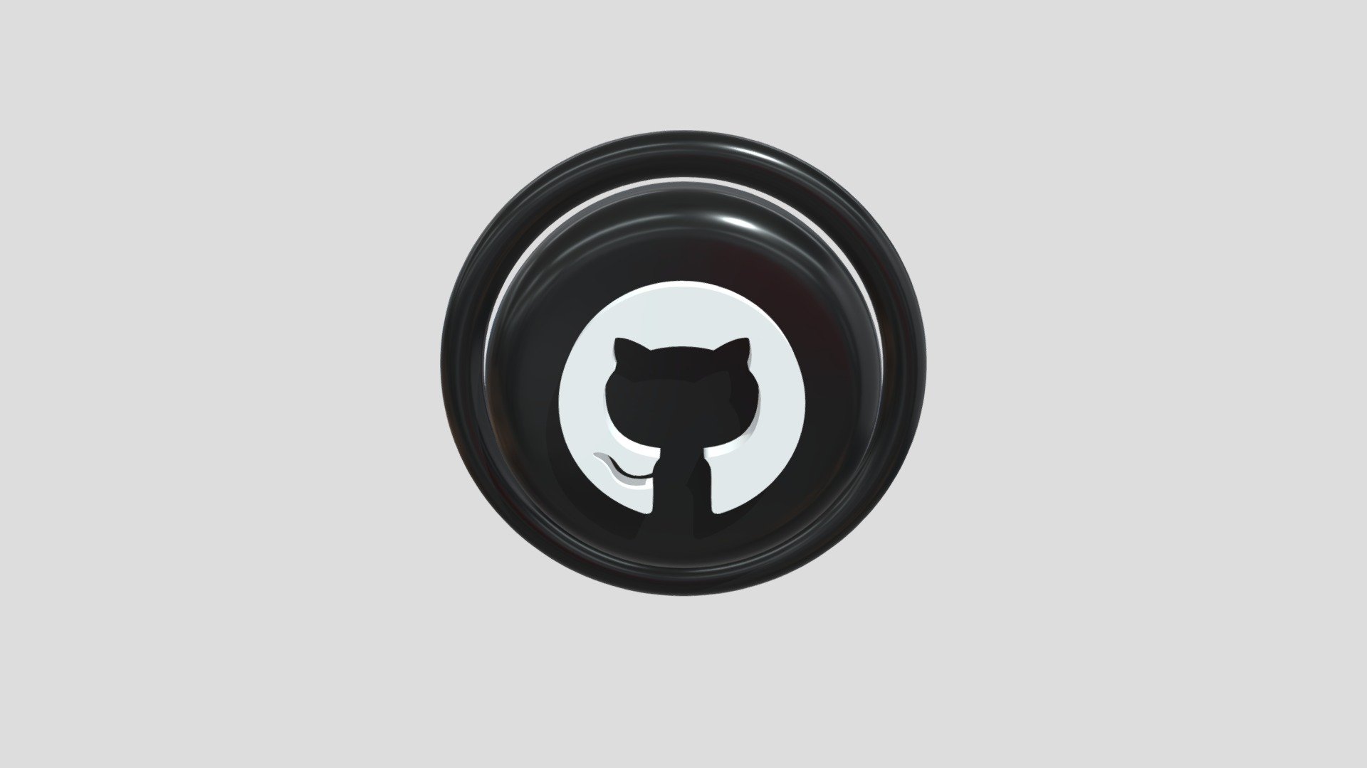 3D Github Logo - Download Free 3D model by pengedarseni [441d03d ...