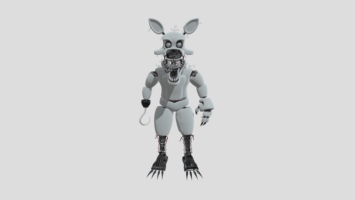 (Weee Z Mat Port) Torres Nightmare Foxy 3D Model