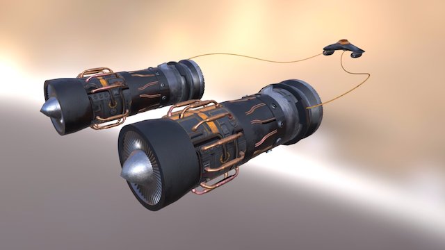 Podracer 3D Model
