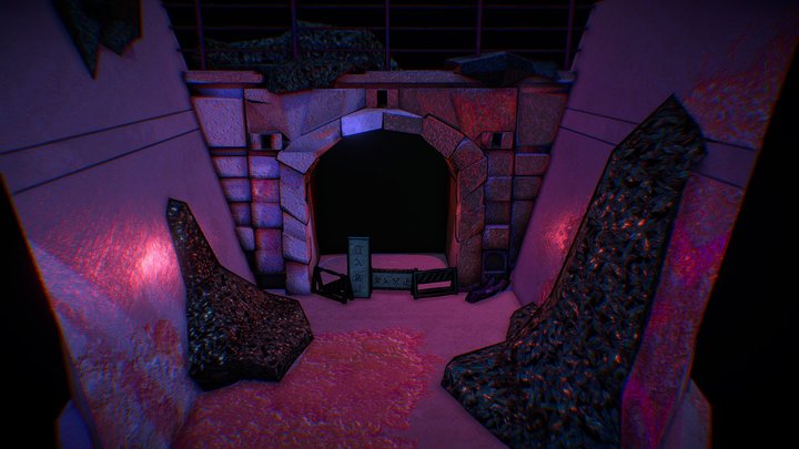 Dandadan Tunnel 3D Model