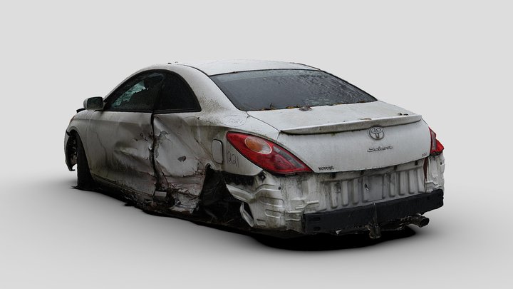 Crashed Coupe (Raw Scan) 3D Model