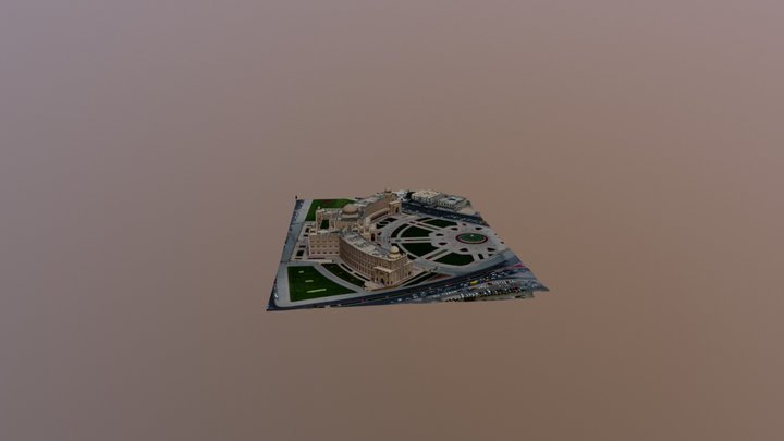 Sharjah Municipality Building 3D Model