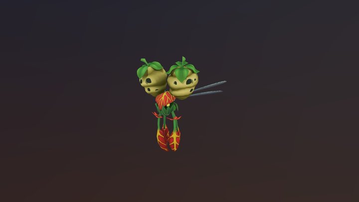 Forest Caster. Heroes of Envell 3D Model