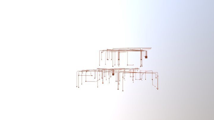 Projeto Elétrico Residencial 3D Model