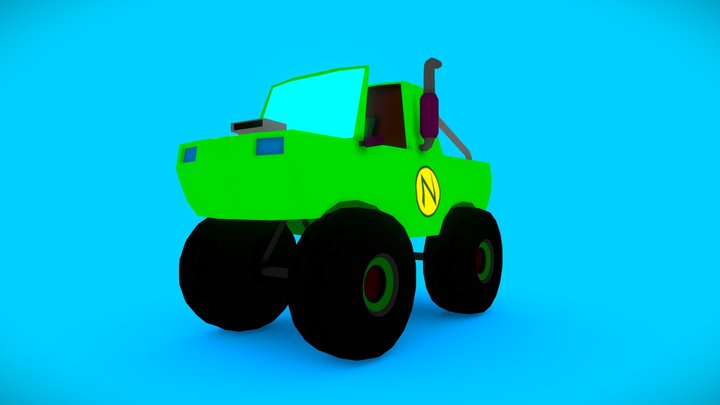 Monster Truck 3D Model