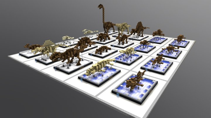 [Minecraft] Fossil 3D Model