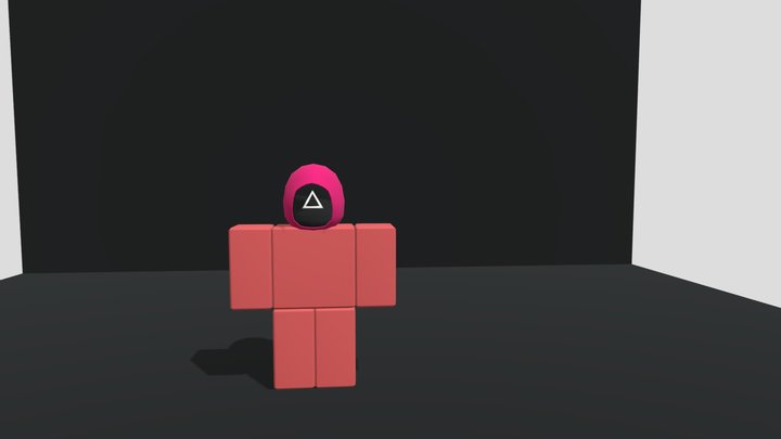 squid game mask 3D Model