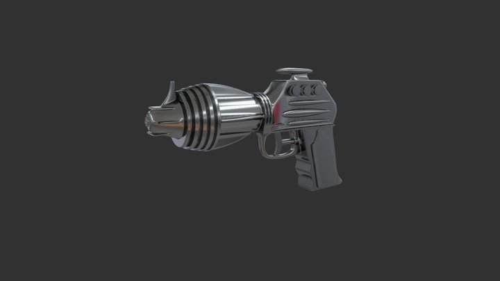 Flash Gordon Space Pistol 3D Model