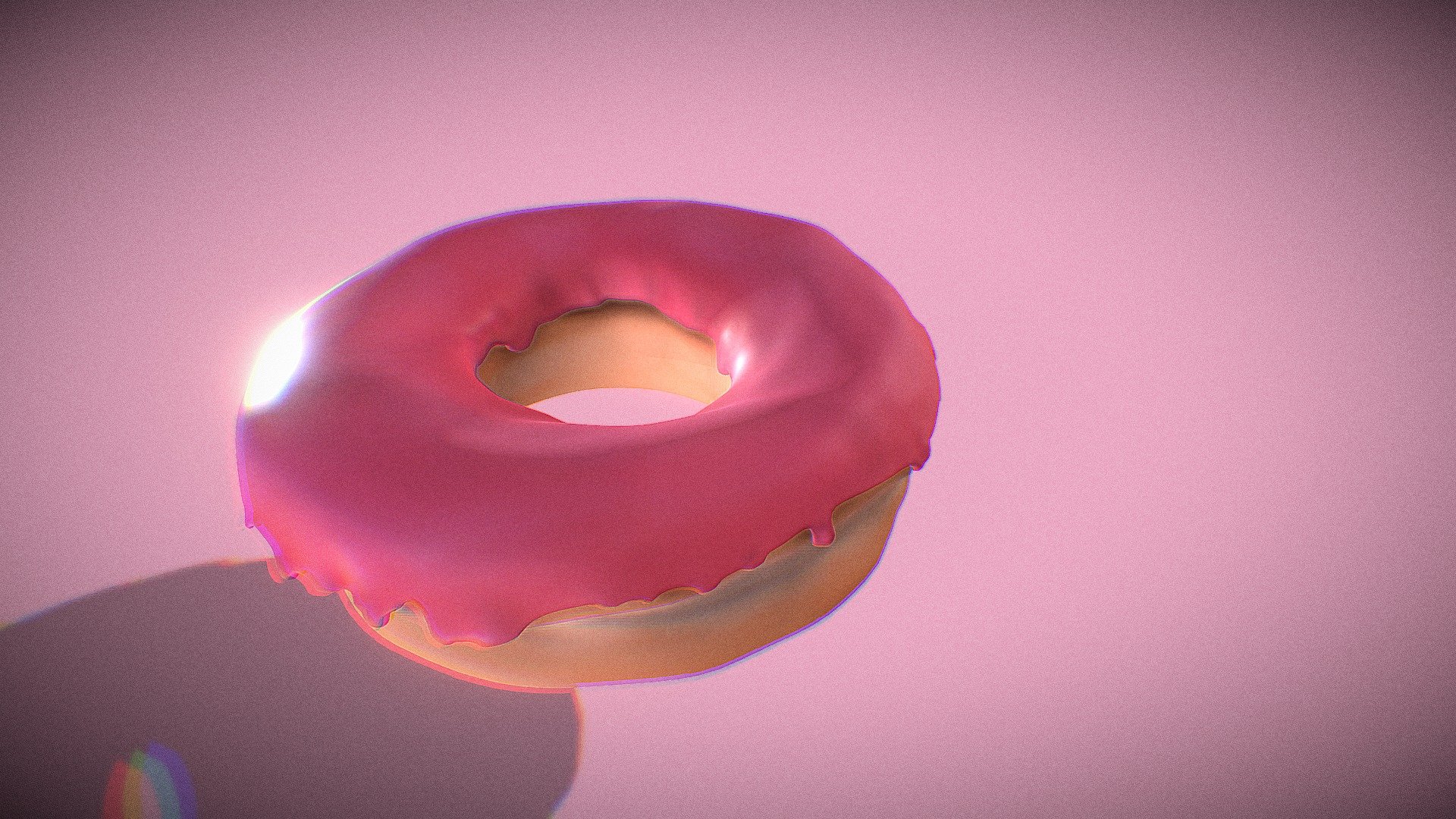 Cute Pink Donut