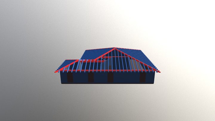 Dachgeschoss Käsermühl 3D Model