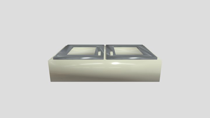 Bathroom Furniture Lowpoly – Gratis 3D-model STL