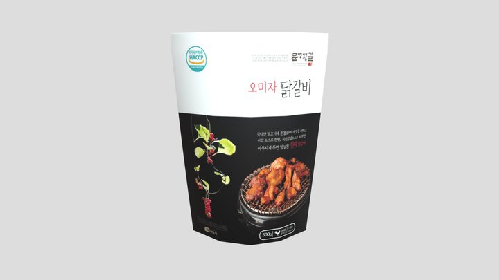 문경_오미자닭갈비 3D Model