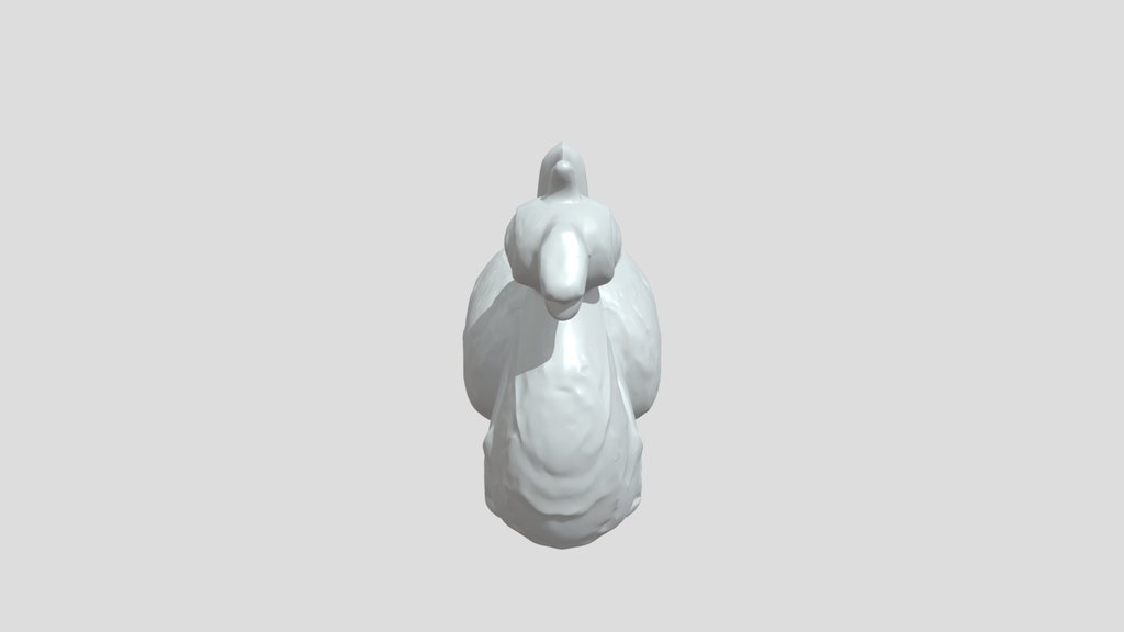 Stylized bird-shaped tissue holder