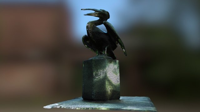 Gödény szobor 3D Model