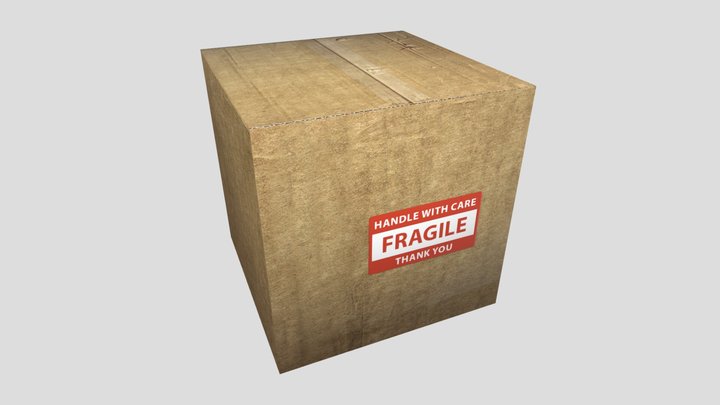 Crate 3D Model