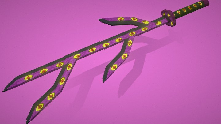 Kokushibo Katana 3D Model