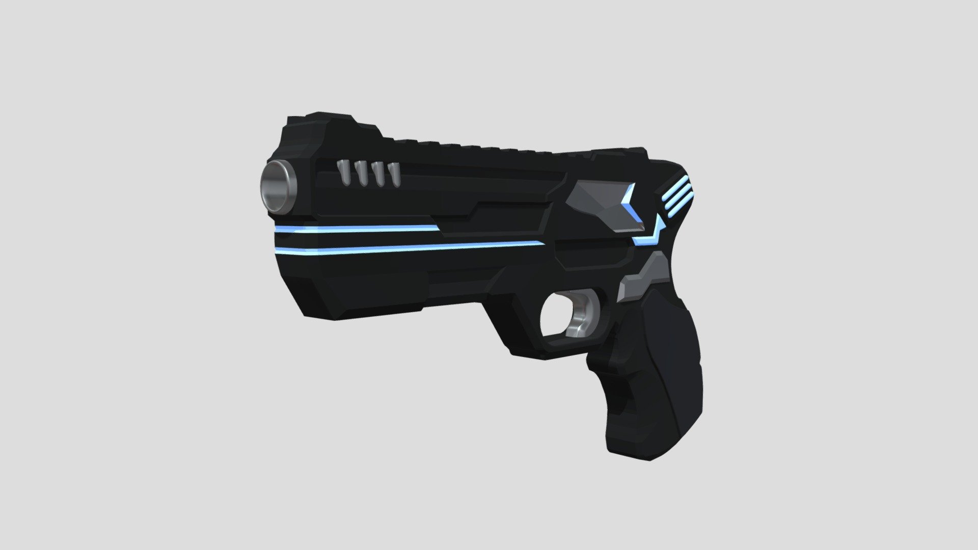 Sci-fi Pistol - 3D model by savage (@svage) [4429abc] - Sketchfab