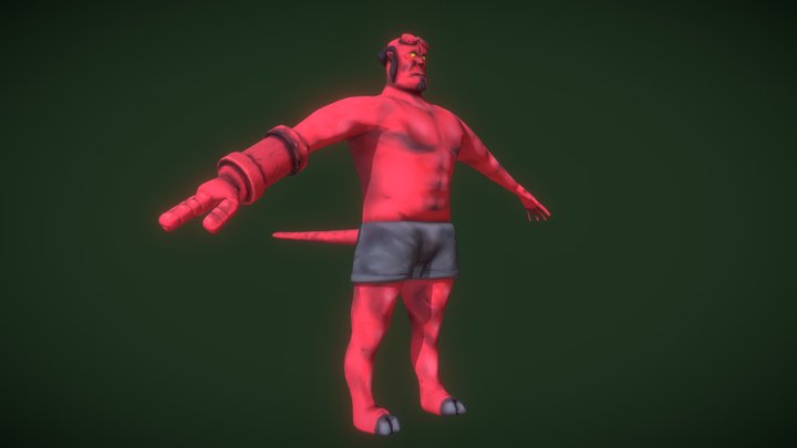 Hellboy Entrega Final 3D Model