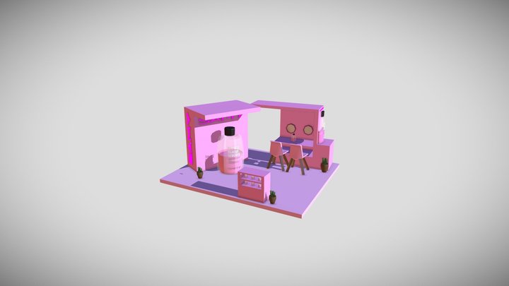 Stand Samy Cosmetics. Gallego-Gómez 3D Model