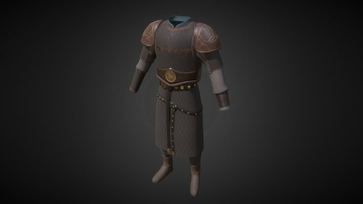 Jorah Mormont inspired armor 3D Model