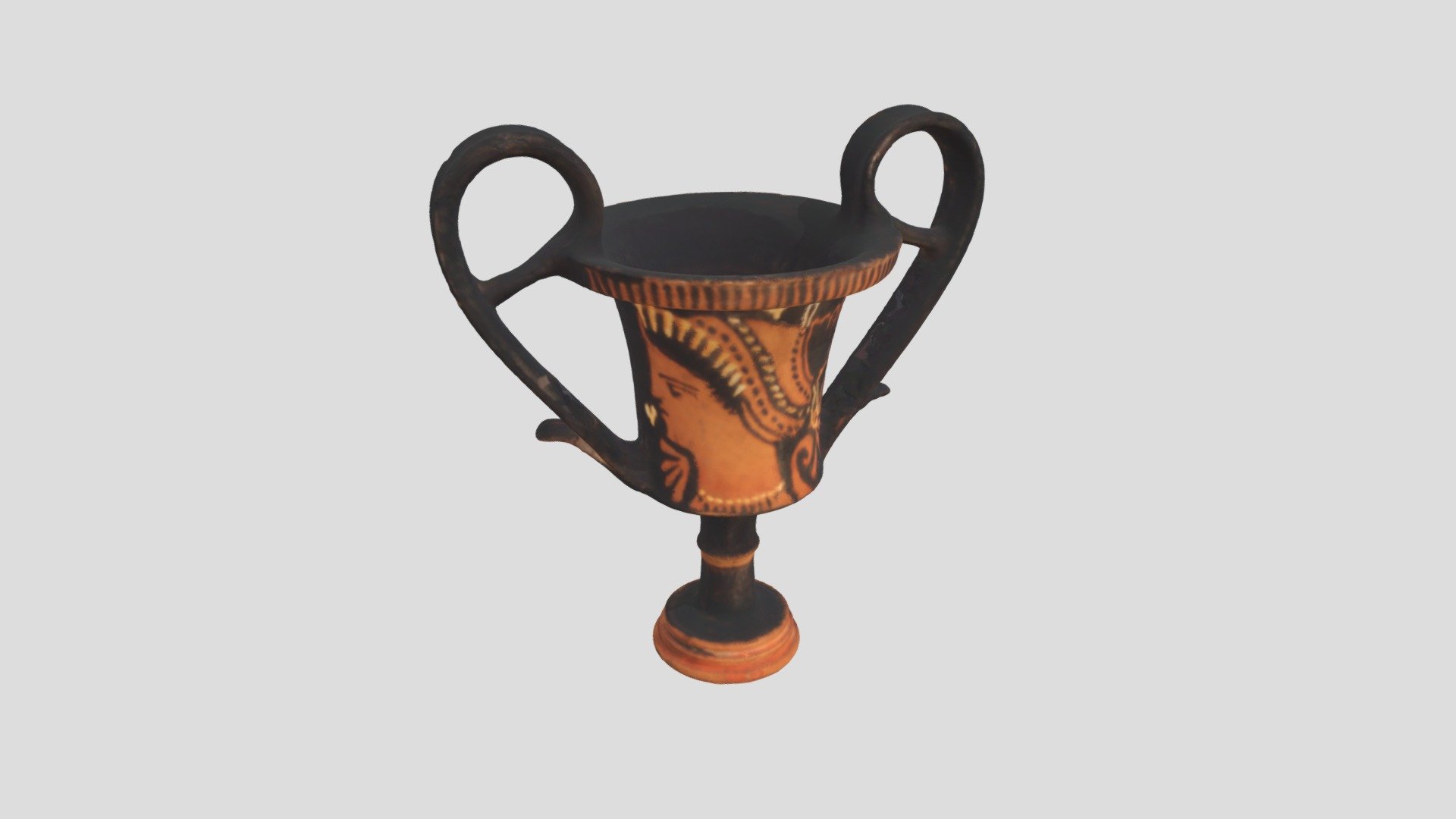 UVA 3D Greek Vases - kantharos 20151120