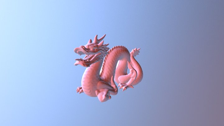 Jade Dragon 3D Model