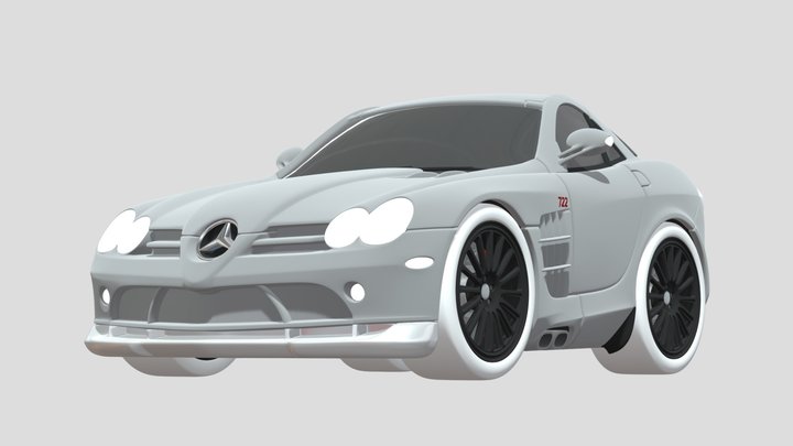 Mercedes-Benz SLR McLaren 722 Edition 3D Model
