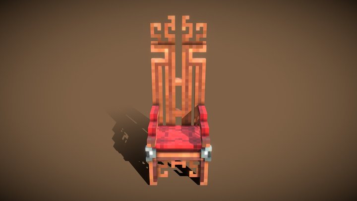 Royal throne 3D Model