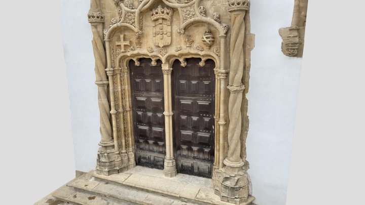 Puerta Univ Coimbra 3D Model