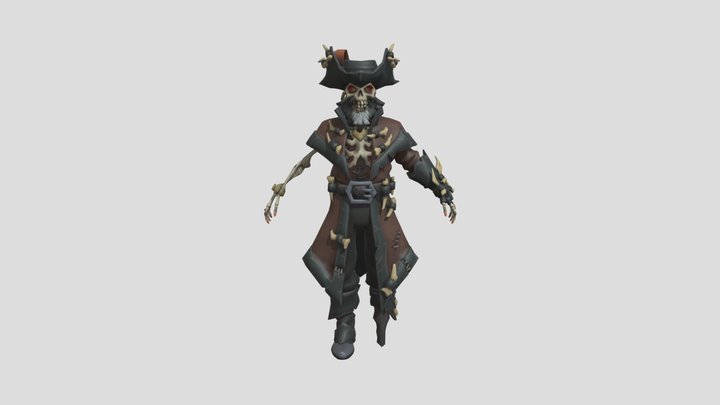 Captain Flameheart (Updated) 3D Model