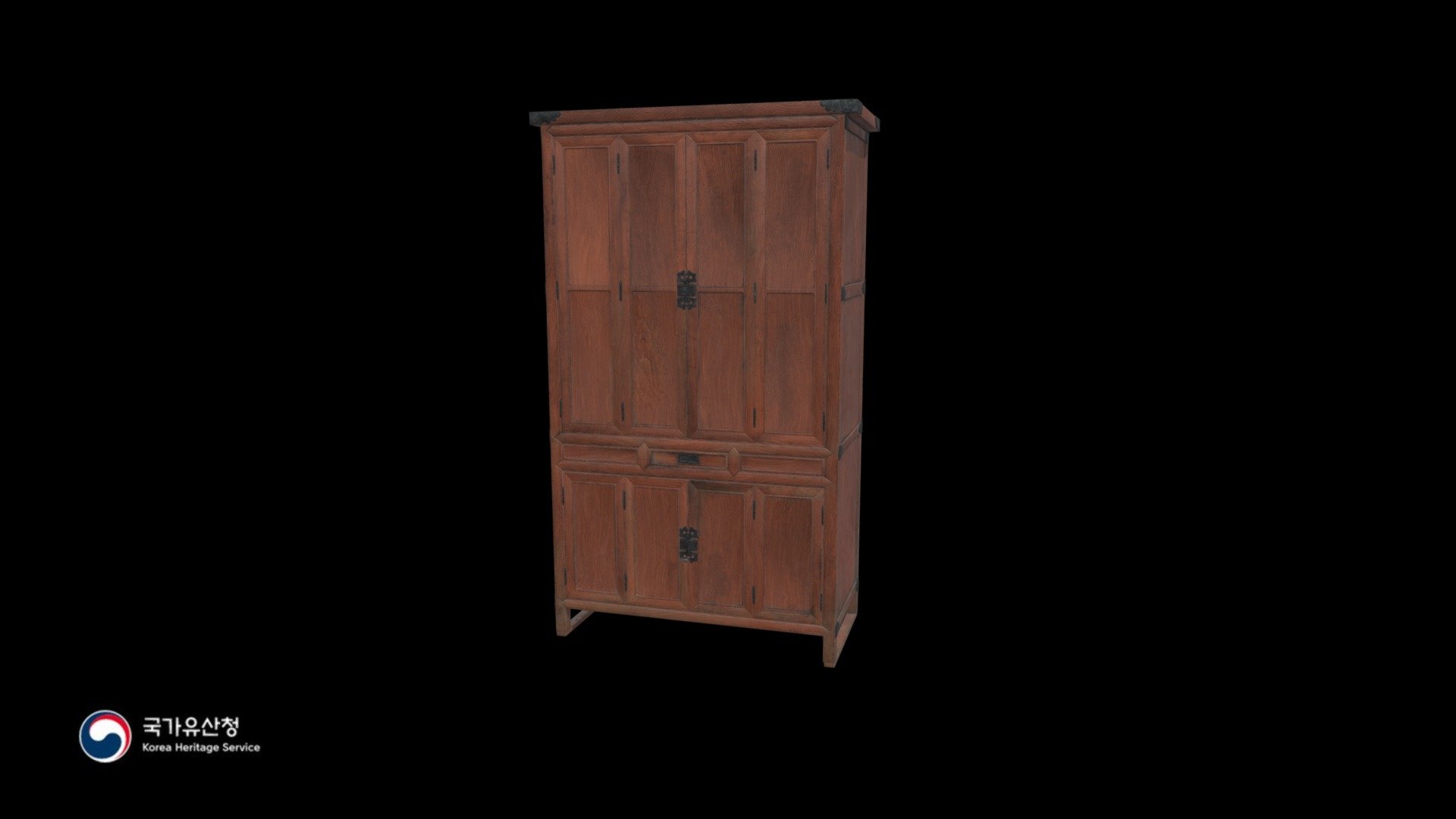 Unhyun_ Cupboard_B - Download Free 3D Model By KOREA HERITAGE SERVICE ...