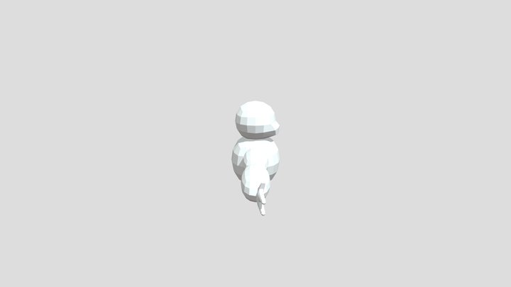Monk Model Rigged 3D Model