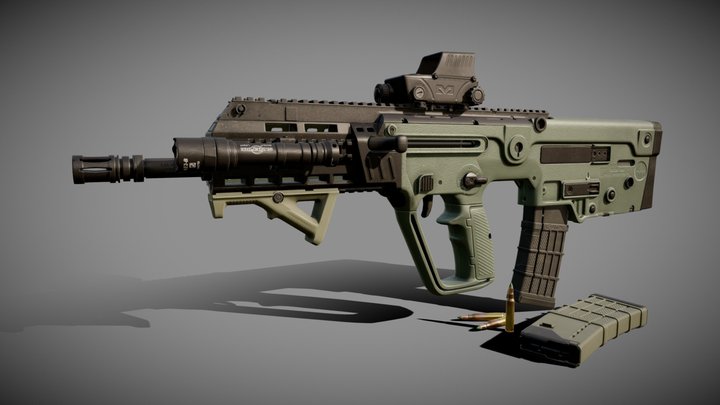 TAVOR X95 3D Model