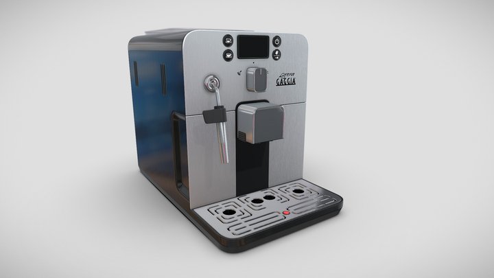 Gaggia Brera Espresso Machine 3D Model