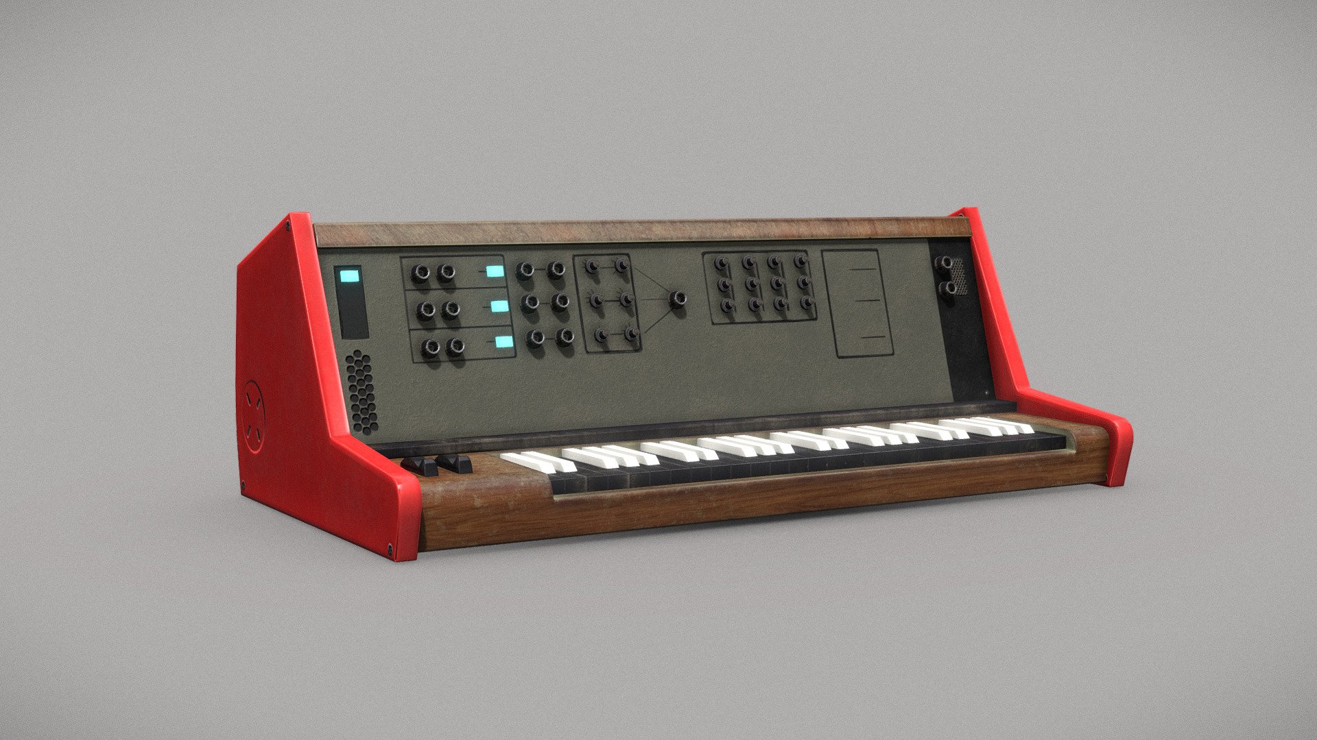 Synthesizer Download Free 3D model by Milionna [443548f] Sketchfab