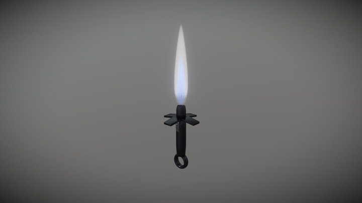 Lighter -  my first independent work 3D Model