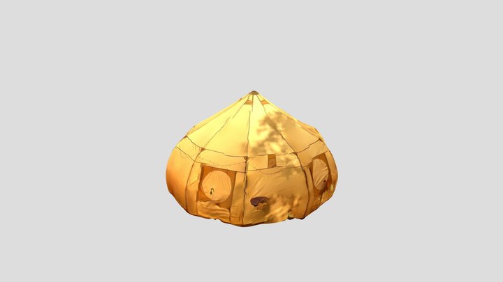 Tent #2-poly 3D Model