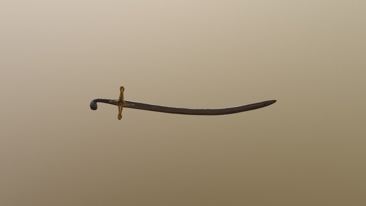 Cossack saber 3D Model