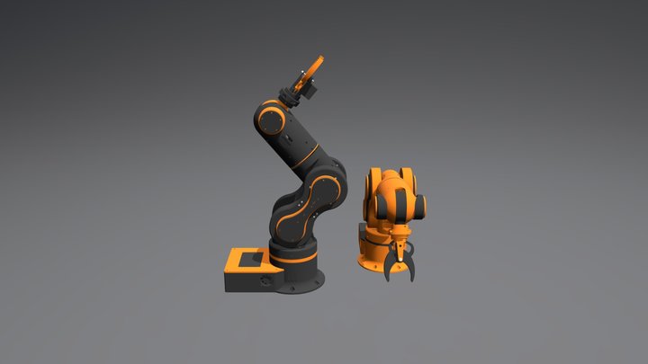 Two Thor+ robotic Arms 3D Model