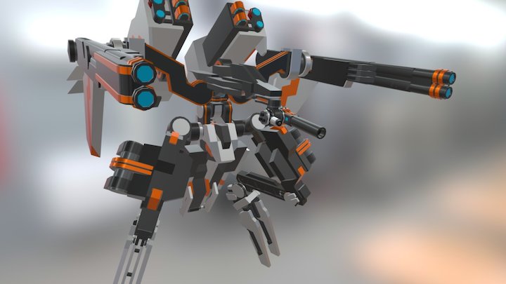 X.26MBi Naked 3D Model