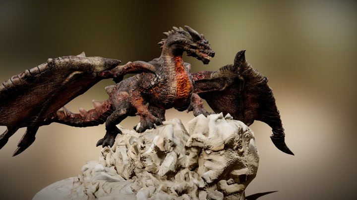 FREE DRAGON CHARACTER 3D BY Oscar Creativo – Gratis 3D-model STL