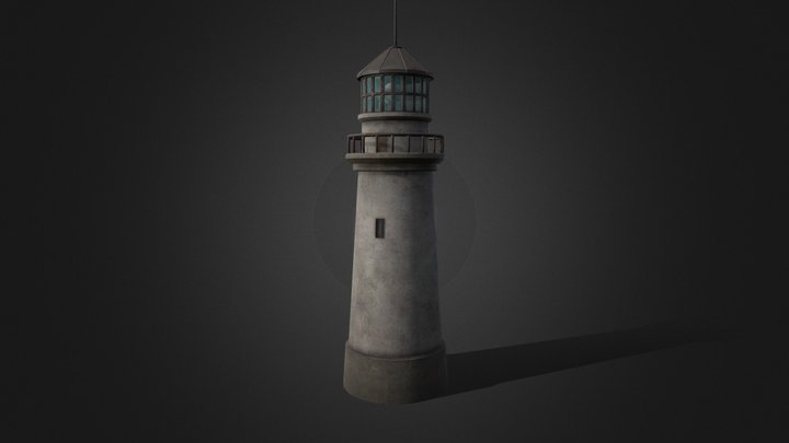 Old lighthouse 3D Model