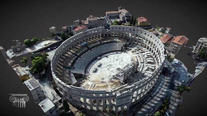 Anphitheatre Pula | Pula Arena | CROATIA 3D Model