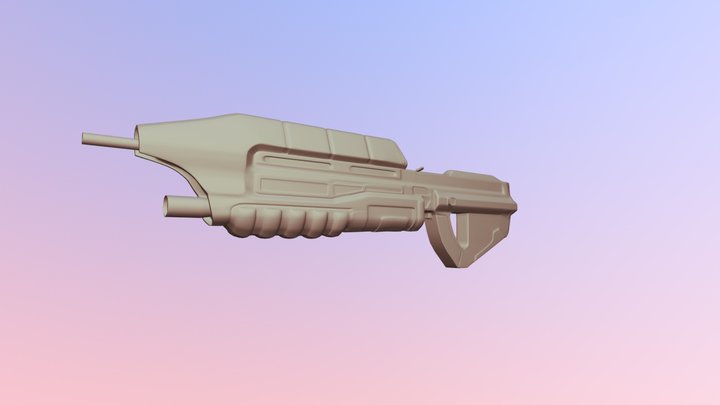Assult Rifle 43k 3D Model