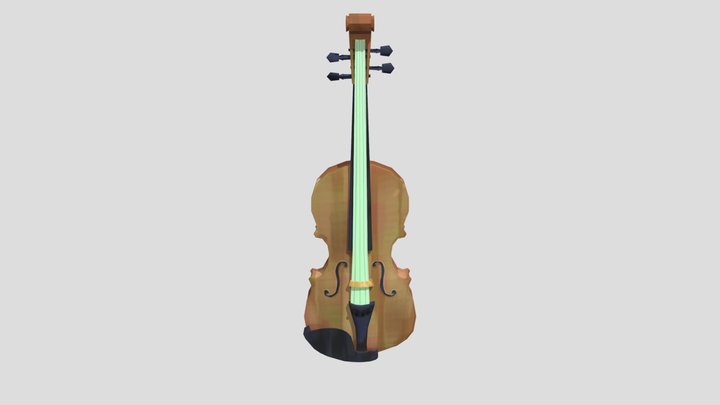 Fantasy Violin 3D Model