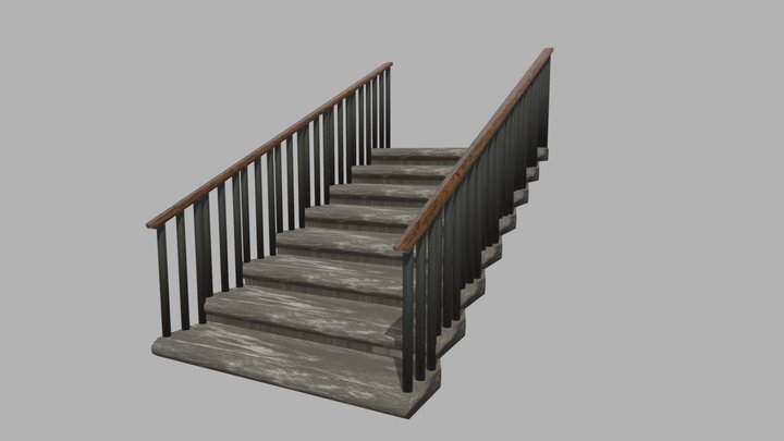 Classic Staircase – Modelo 3D gratuito STL